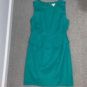 J Crew Emerald Dress
